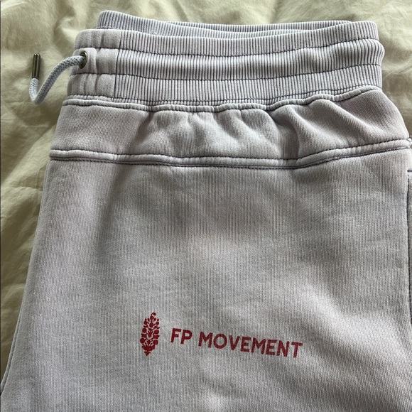 Free people FP movement joggers lilac *bleach damage please see below* - Picture 1 of 7